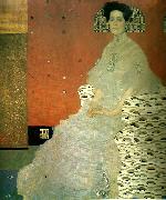 Gustav Klimt, portratt av fritza riedler